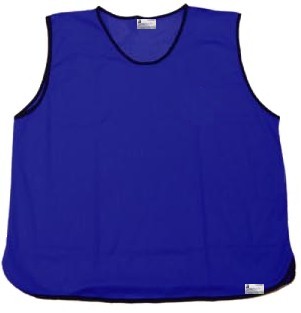 teamsportbedarf.de  FUSSBALL - Markierungshemden BLAU XXL