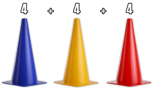 Pylonen Set (12 St�ck) - H�he: 30 cm