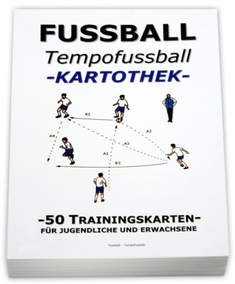 FUSSBALL Trainingskartothek -  Tempofussball  (One-Touch)