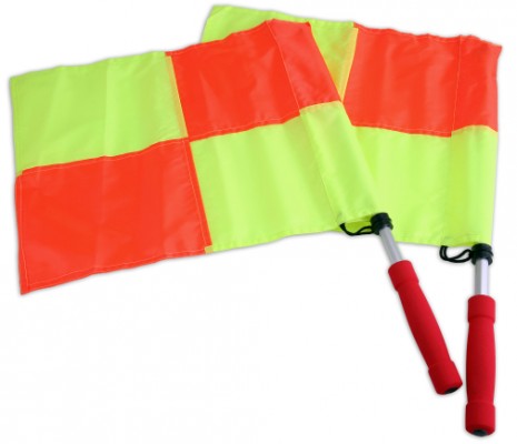 teamsportbedarf.de  Linienrichter-Fahnen Set