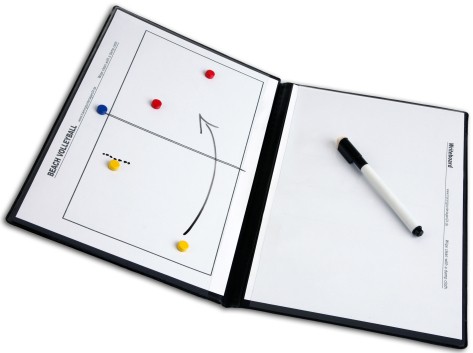 Beach-volleyball - Magnetische Taktikmappe