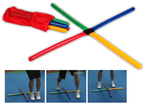 Agility cross for coordination - with bag
